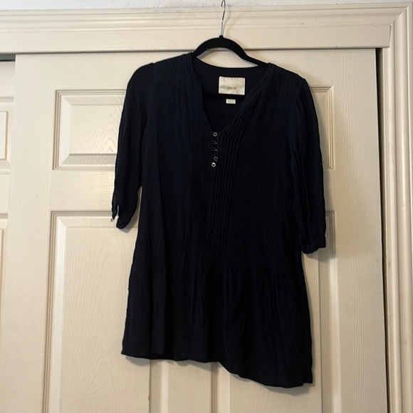Anthropologie pleated top - Picture 1 of 4